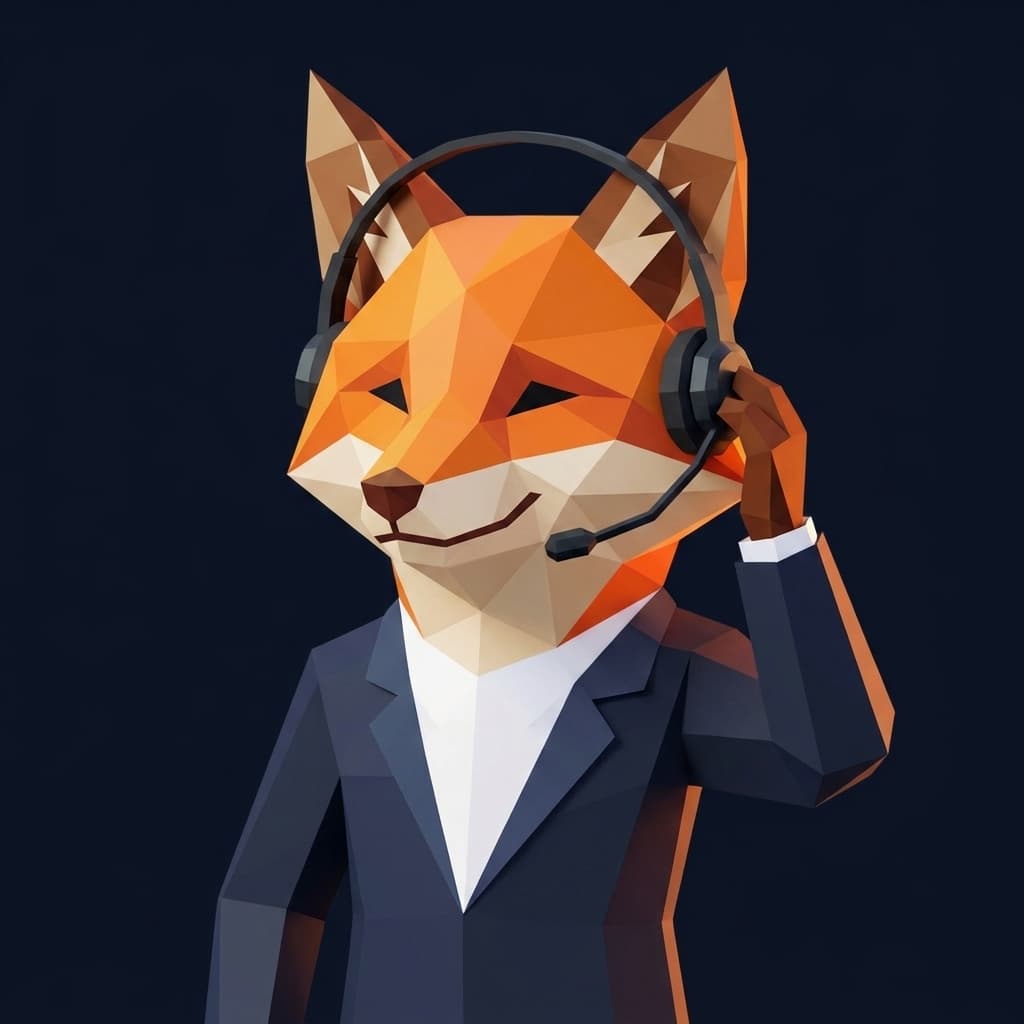 Ringo, the Front Desk Fox